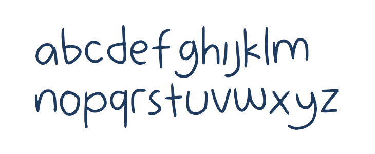Aludra Regular Lowercase