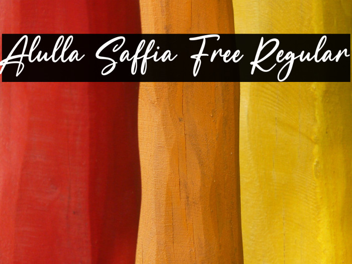 Alulla Saffia Free Regular Example 1