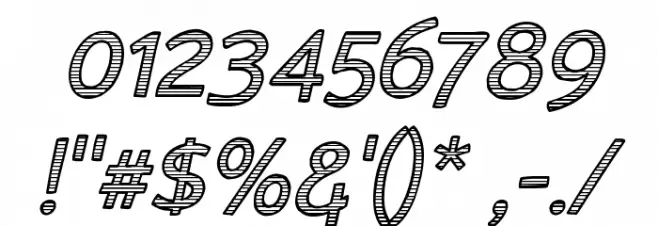 Alum Free Promotional 2 Font OTHER CHARS