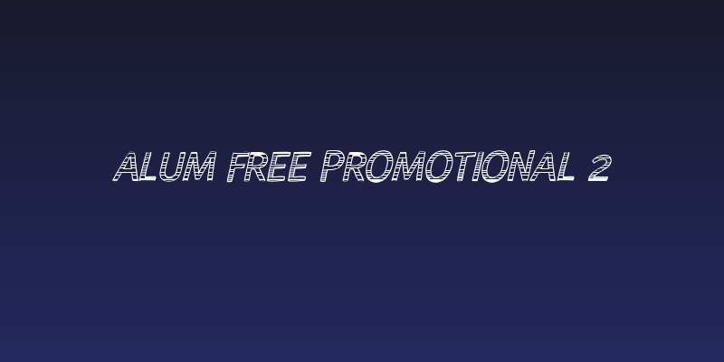 Alum Free Promotional 2 Social Header