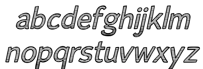 Alum Free Promotional 2 Font LOWERCASE