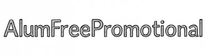 AlumFreePromotional  नि: शुल्क फ़ॉन्ट्स डाउनलोड