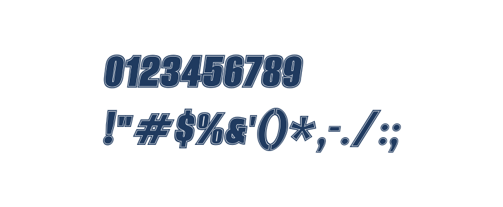 Alumni Sans Collegiate One SC Italic Other Characters