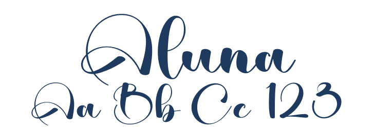 Aluna Font Preview
