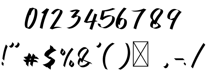AlungCimori Font OTHER CHARS