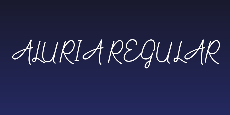 Aluria Regular Social Header