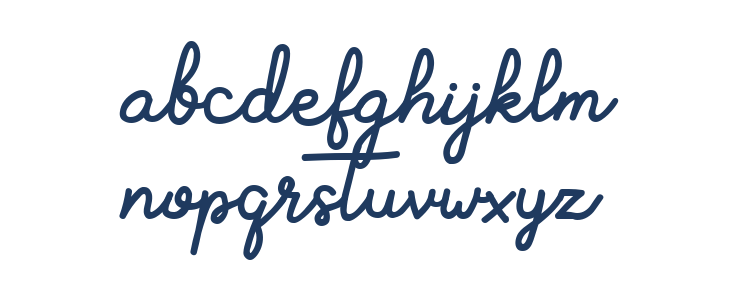 Aluria Regular Lowercase