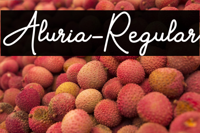 Aluria-Regular Example 2