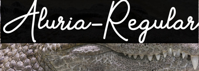 Aluria-Regular Example 3