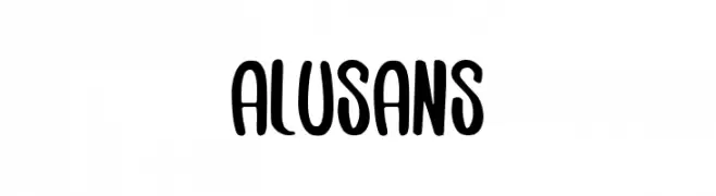 Alusans  नि: शुल्क फ़ॉन्ट्स डाउनलोड