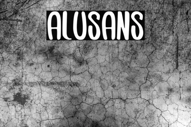 Alusans Font examples