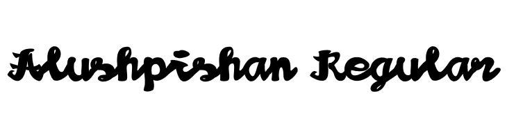 Alushpishan Regular  Frei Schriftart Herunterladen