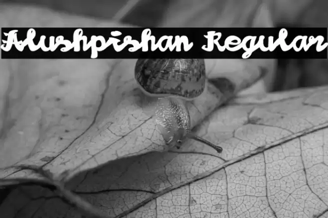 Alushpishan Regular Font examples