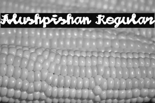 Alushpishan Regular Font examples