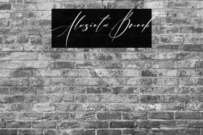 Alusinta Brenob Font examples