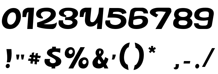 Alvardo Regular Font OTHER CHARS