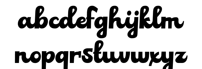 Alvardo Regular Font LOWERCASE