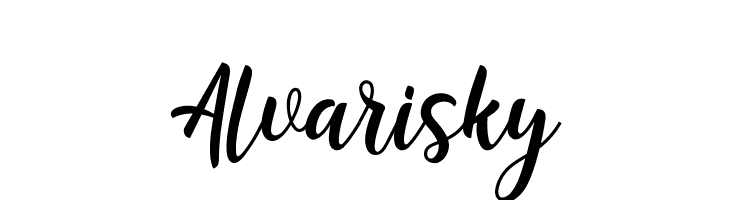 Alvarisky  font caratteri gratis