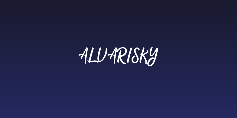 Alvarisky Social Header