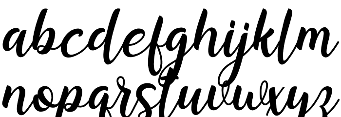 Alvarisky Font LOWERCASE