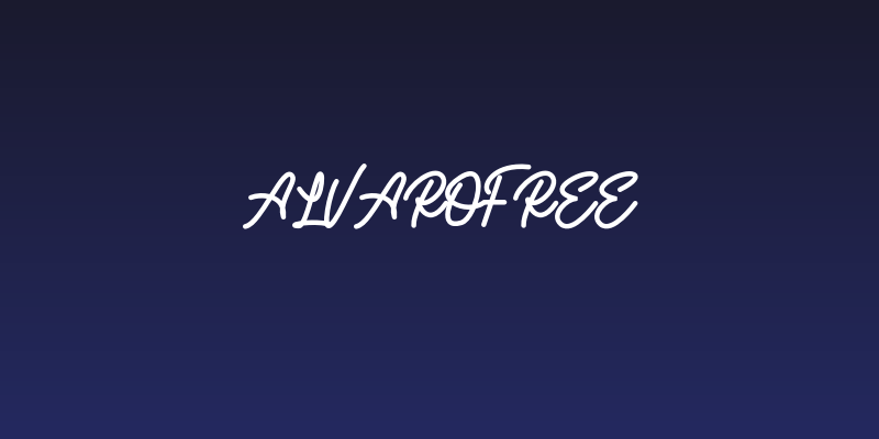 AlvaroFREE Social Header