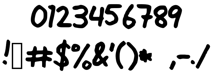 AlveFont Font OTHER CHARS