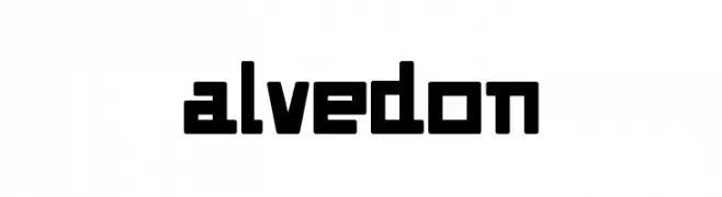 Alvedon  font caratteri gratis