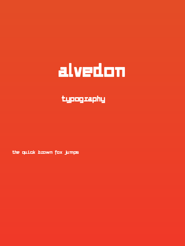 Alvedon Poster