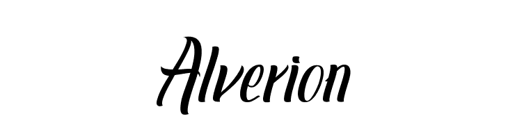 Alverion  नि: शुल्क फ़ॉन्ट्स डाउनलोड