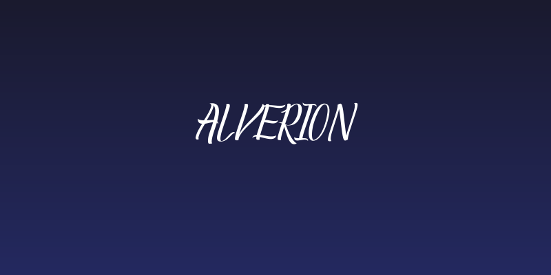 Alverion Social Header