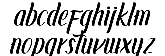 Alverion Font LOWERCASE