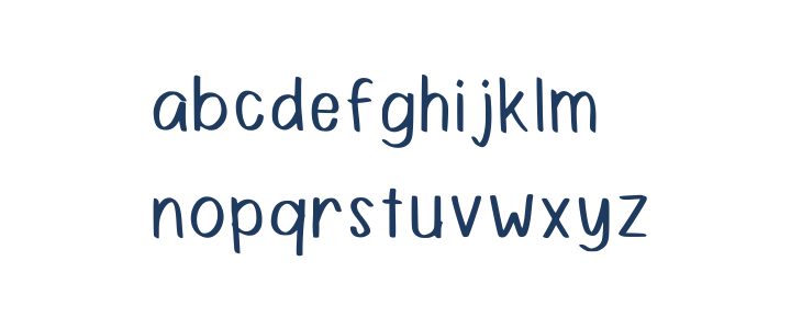 Alviena Regular Lowercase