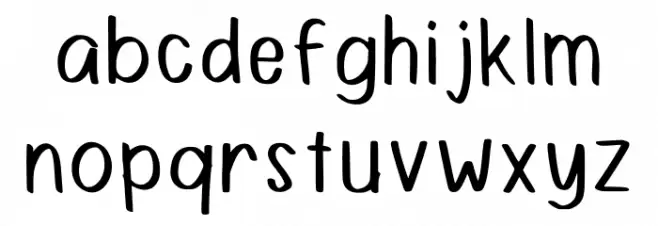 Alviena Regular Font LOWERCASE