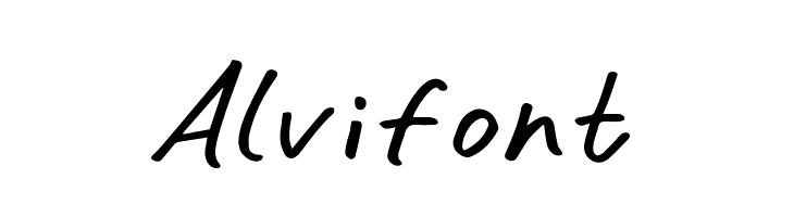 Alvifont  नि: शुल्क फ़ॉन्ट्स डाउनलोड