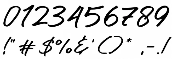 Alvifont Font OTHER CHARS