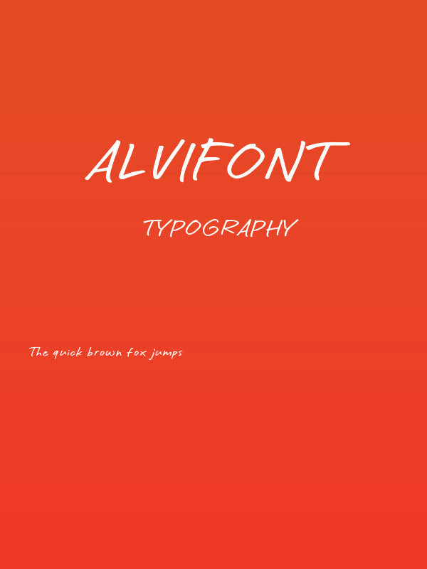 Alvifont Poster