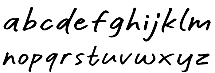 Alvifont Font LOWERCASE