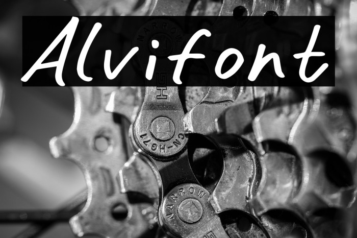Alvifont Example 1
