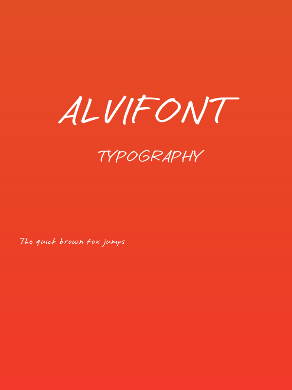 Alvifont Poster