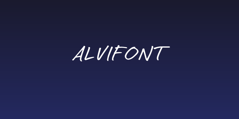 Alvifont Social Header