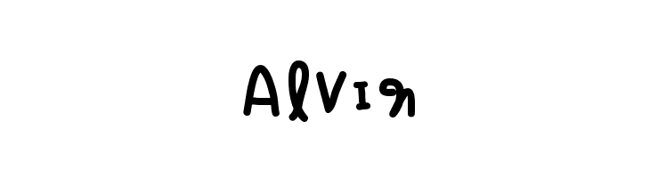 Alvin फ़ॉन्ट