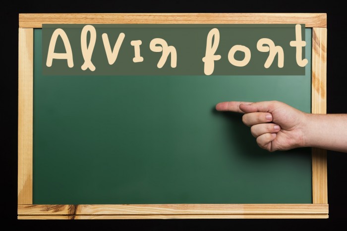 Alvin Font examples