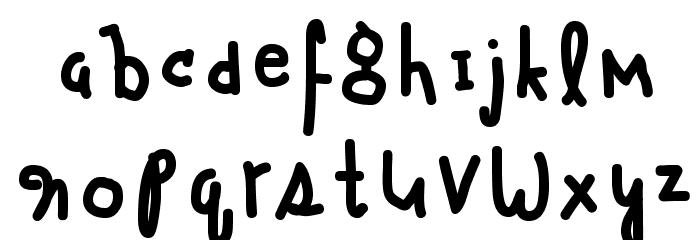 Alvin Font LOWERCASE