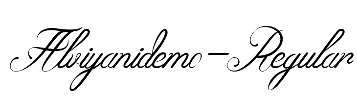Alviyanidemo-Regular  font caratteri gratis