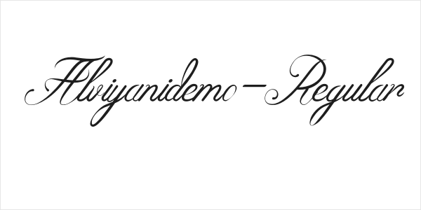 Alviyanidemo-Regular Logo
