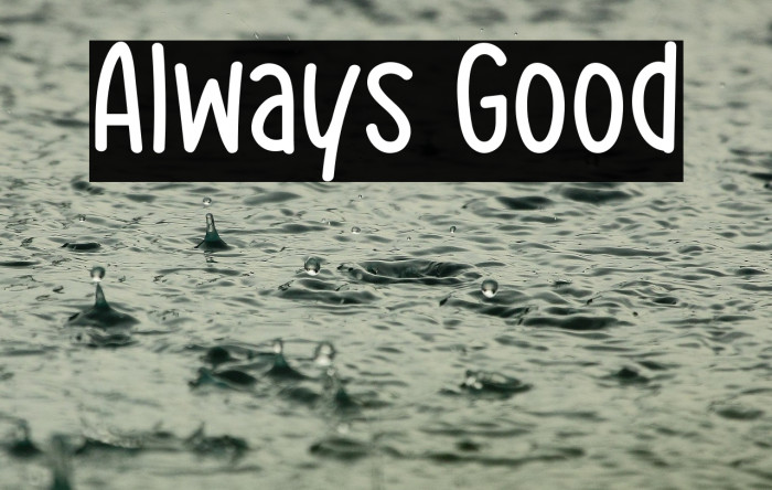 Always Good Example 1