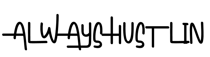 Always Hustlin  les polices de caractères gratuit tlcharger