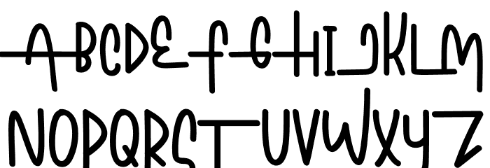 Always Hustlin Font LOWERCASE
