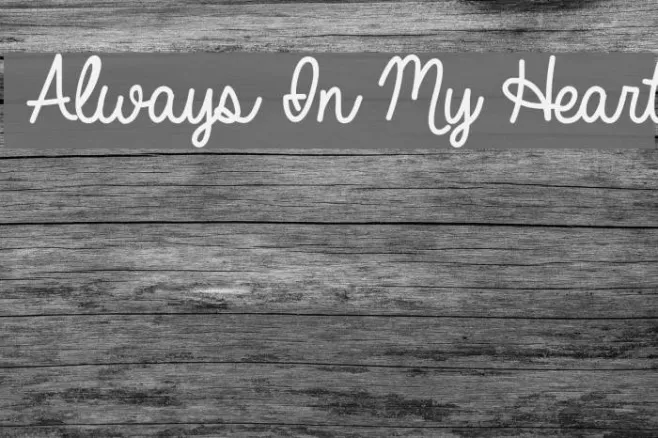 Always In My Heart Example 2