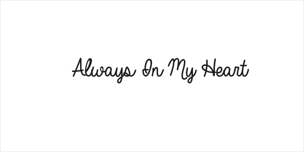 Always In My Heart Logo